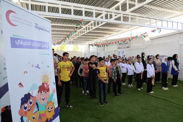 685 Students benefited from the Summer Club program at the Emirati Jordanian camp.